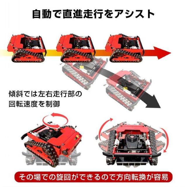 【送料無料】自走式草刈機 エンジン草刈り機 ラジコン草刈機 リモコン式 9馬力 224cc ハイブリッド 草刈機 回転刈刃2枚 < ペット/手芸/園芸 【送料無料】自走式草刈機 エンジン草刈り機 ラジコン草刈機 リモコン式 9馬力 224cc ハイブリッド 草刈機 回転刈刃2枚 < ペット/手芸/園芸の