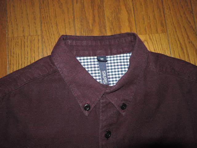 SILAS サイラス 長袖シャツ M 胸ロゴ LOGO 刺繍 ステッチ バイオストーンウォッシュ加工 < ブランド  SILAS サイラス 長袖シャツ M 胸ロゴ LOGO 刺繍 ステッチ バイオストーンウォッシュ加工 < ブランドの