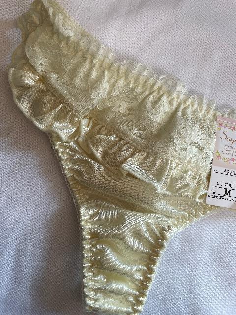 ♯新品♯ フリル&レース可愛!!な Tバック ショーツM   SAYAKA < 女性ファッション  ♯新品♯ フリル&レース可愛!!な Tバック ショーツM   SAYAKA < 女性ファッションの