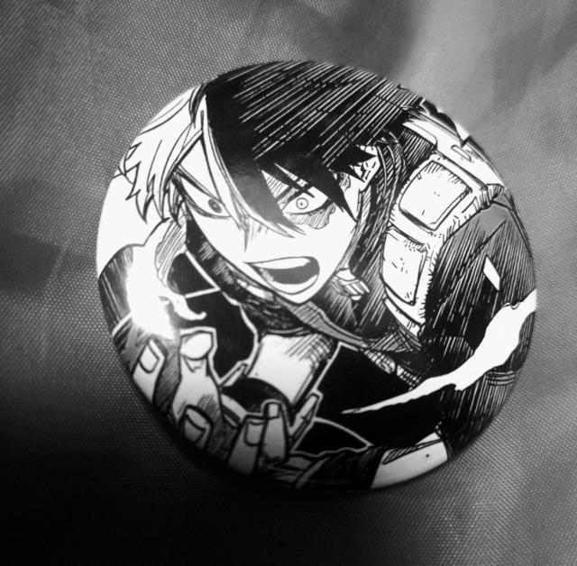 ■ヒロアカ■轟焦凍 ショート プラスチック製 バッジ 僕のヒーローアカデミア < アニメ/コミック/キャラクター  ■ヒロアカ■轟焦凍 ショート プラスチック製 バッジ 僕のヒーローアカデミア  < アニメ/コミック/キャラクターの