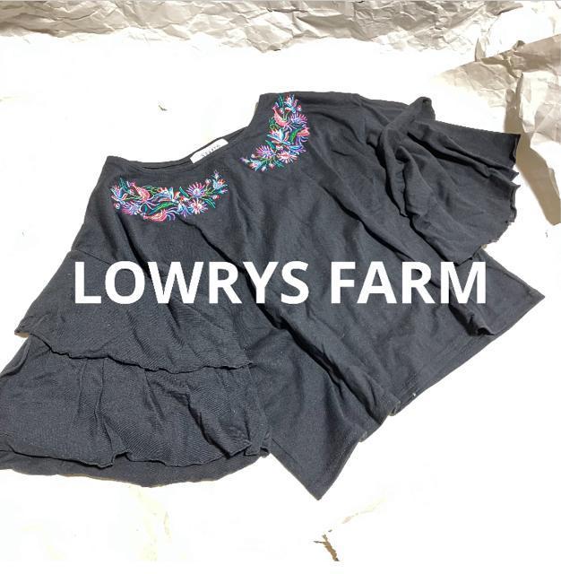 【LOWRYS FARM / ローリーズファーム】 刺繍 / 半袖 トップス L < ブランド 【LOWRYS FARM / ローリーズファーム】 刺繍 / 半袖 トップス L < ブランドの