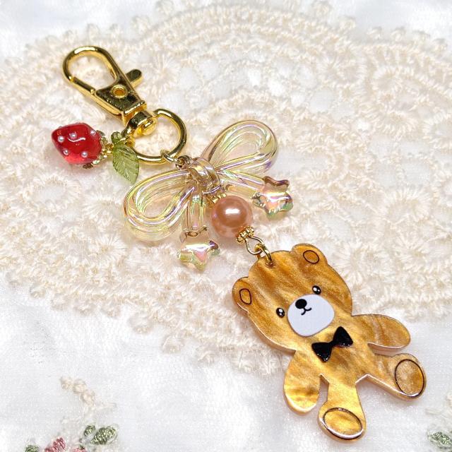 ハンドメイド☆キーホルダー☆くまちゃん < 女性ファッション ハンドメイド☆キーホルダー☆くまちゃん < 女性ファッションの