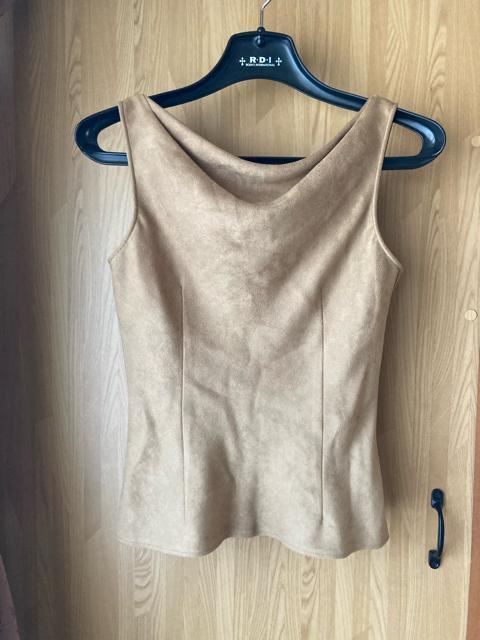 2057.ラストシーン☆柔らかスエード風☆セットアップスーツ☆茶系/キャメル☆サイズM < 女性ファッション  2057.ラストシーン☆柔らかスエード風☆セットアップスーツ☆茶系/キャメル☆サイズM  < 女性ファッションの