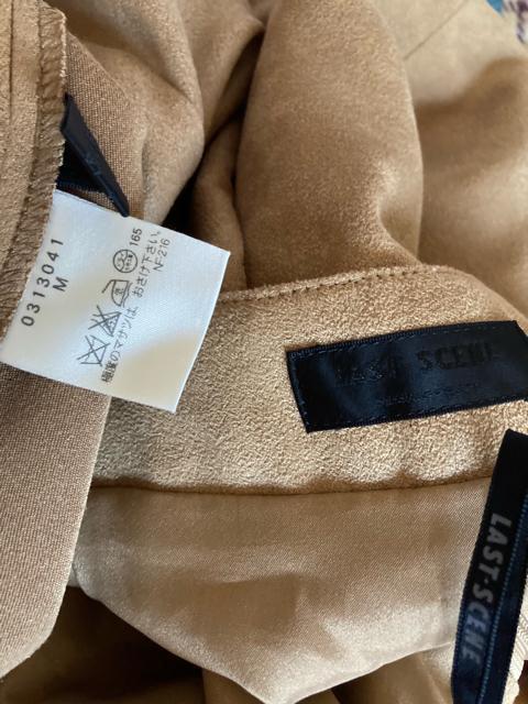 2057.ラストシーン☆柔らかスエード風☆セットアップスーツ☆茶系/キャメル☆サイズM < 女性ファッション  2057.ラストシーン☆柔らかスエード風☆セットアップスーツ☆茶系/キャメル☆サイズM < 女性ファッションの