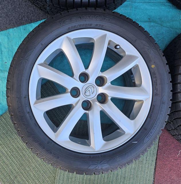 レクサスLS LS600h LS600 LS460 純正ホイール18インチ7.5J+32 PCD120スタッドレスタイヤ付き4本 < 自動車/バイク レクサスLS LS600h LS600 LS460 純正ホイール18インチ7.5J+32 PCD120スタッドレスタイヤ付き4本 < 自動車/バイク