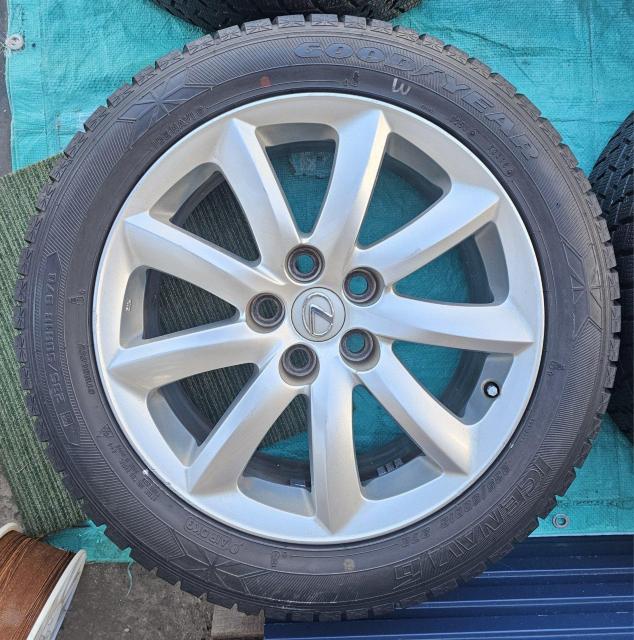 レクサスLS LS600h LS600 LS460 純正ホイール18インチ7.5J+32 PCD120スタッドレスタイヤ付き4本 < 自動車/バイク レクサスLS LS600h LS600 LS460 純正ホイール18インチ7.5J+32 PCD120スタッドレスタイヤ付き4本 < 自動車/バイク