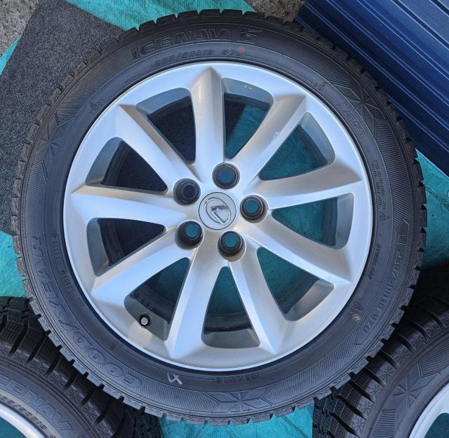 レクサスLS LS600h LS600 LS460 純正ホイール18インチ7.5J+32 PCD120スタッドレスタイヤ付き4本 < 自動車/バイク レクサスLS LS600h LS600 LS460 純正ホイール18インチ7.5J+32 PCD120スタッドレスタイヤ付き4本 < 自動車/バイク