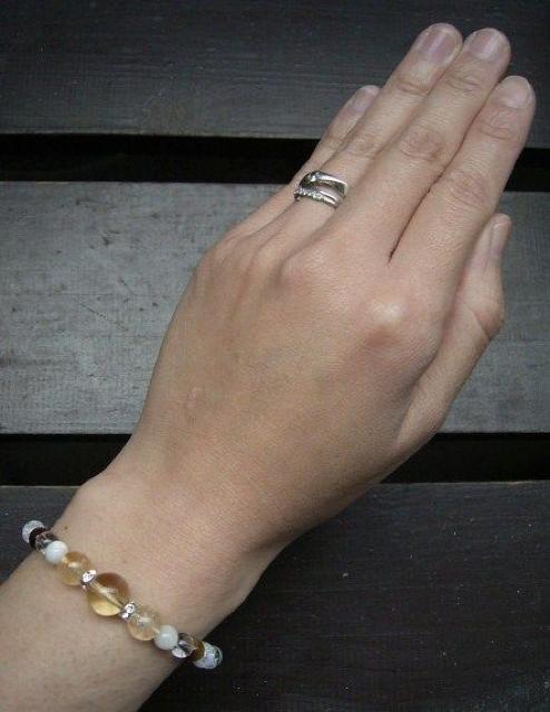 金運☆黄水晶xルチルクォーツxゴールデンオーラxタイガーアイ < 男性アクセサリー/時計 金運☆黄水晶xルチルクォーツxゴールデンオーラxタイガーアイ < 男性アクセサリー/時計の