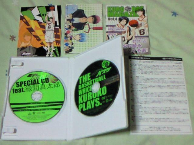 DVD 黒子のバスケ(第1期)第4巻 初回限定版 アニメイト特典付属 < CD/DVD/ビデオ  DVD 黒子のバスケ(第1期)第4巻 初回限定版 アニメイト特典付属 < CD/DVD/ビデオの