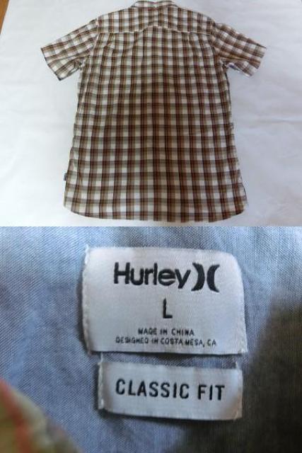 USA購入 ハーレー【Hurley】半袖シャツUS L < ブランド  USA購入 ハーレー【Hurley】半袖シャツUS L < ブランドの