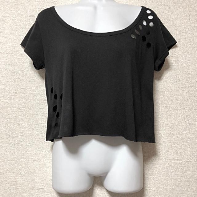 【GLAD NEWS】着回し◎クラッシュ加工Tシャツ < ブランド  【GLAD NEWS】着回し◎クラッシュ加工Tシャツ < ブランドの