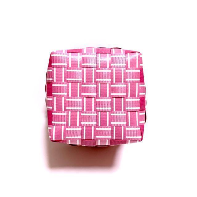 【美品】クラフトテープ バスケット/カゴ/ピンク/高さ12cm < インテリア/ライフ 【美品】クラフトテープ バスケット/カゴ/ピンク/高さ12cm < インテリア/ライフの