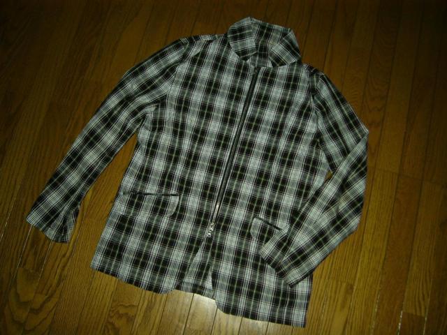 SOPHNET. ソフネット チェック ジップ シャツ ジャケット S 薄手 クールマックス riri < ブランド  SOPHNET. ソフネット チェック ジップ シャツ ジャケット S 薄手 クールマックス riri < ブランドの