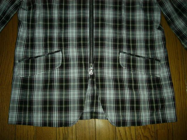 SOPHNET. ソフネット チェック ジップ シャツ ジャケット S 薄手 クールマックス riri < ブランド  SOPHNET. ソフネット チェック ジップ シャツ ジャケット S 薄手 クールマックス riri < ブランドの