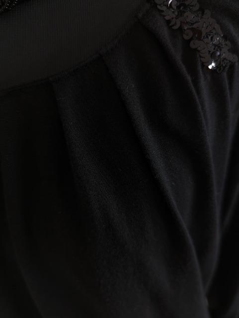 イグルス■Civilise■シビリゼ■スパンコール付き異素材ドッキングワンピ < 女性ファッション  イグルス■Civilise■シビリゼ■スパンコール付き異素材ドッキングワンピ < 女性ファッションの