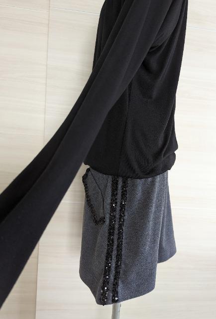 イグルス■Civilise■シビリゼ■スパンコール付き異素材ドッキングワンピ < 女性ファッション  イグルス■Civilise■シビリゼ■スパンコール付き異素材ドッキングワンピ < 女性ファッションの