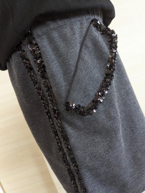 イグルス■Civilise■シビリゼ■スパンコール付き異素材ドッキングワンピ < 女性ファッション  イグルス■Civilise■シビリゼ■スパンコール付き異素材ドッキングワンピ < 女性ファッションの