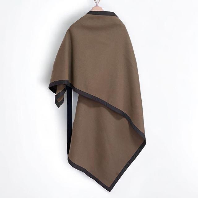 ドリスヴァンノッテン 19AW ケープ ブラウン ウール DRIES VAN NOTEN ジャケット < ブランド  ドリスヴァンノッテン 19AW ケープ ブラウン ウール DRIES VAN NOTEN ジャケット < ブランドの