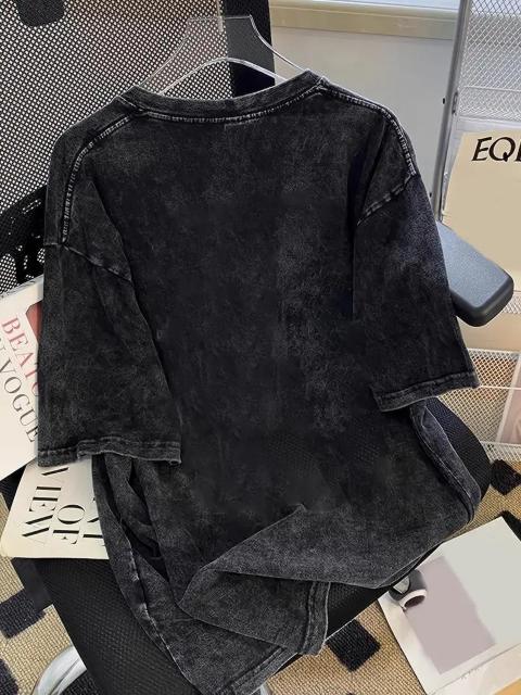 爆ヤス価格990円★100%ドリーマーグラフィックTシャツ-ヴィンテンY2Kスタイル半袖Tシャツ(女性用)(日本サイズM) < 女性ファッション  爆ヤス価格990円★100%ドリーマーグラフィックTシャツ-ヴィンテンY2Kスタイル半袖Tシャツ(女性用)(日本サイズM) < 女性ファッションの