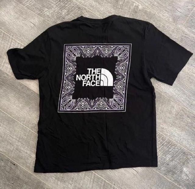 THE NORTH FACE/ノースフェイス/半袖Tシャツ/ペイズリー/XL/ブラック/アウトドア/キャンプ/ストリート/LA < ブランド THE NORTH FACE/ノースフェイス/半袖Tシャツ/ペイズリー/XL/ブラック/アウトドア/キャンプ/ストリート/LA < ブランドの