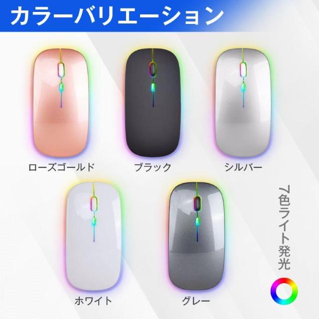 �}�E�X ���C�����X �É� ���^ �R�[�h���X Bluetooth5.1 ���� 2.4GHz �y�� USB �[�d�� ���^ �����x ���w �� �C���e���A/���C�t�� 