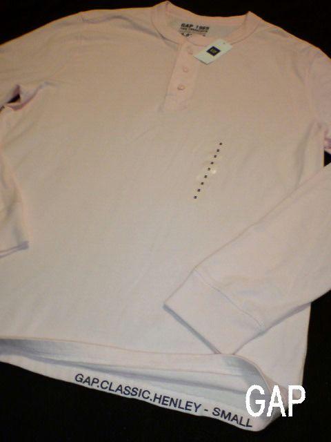 □GAP/ギャップ ヘンリー ロング Tシャツ/ピンク・メンズ☆新品/サーフ < ブランド □GAP/ギャップ ヘンリー ロング Tシャツ/ピンク・メンズ☆新品/サーフ < ブランドの