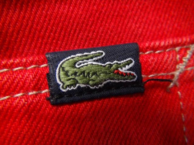 ラコステの赤のジーパン(79)日本製!。 < ブランド ラコステの赤のジーパン(79)日本製!。 < ブランドの