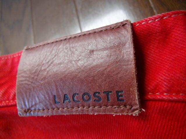 ラコステの赤のジーパン(79)日本製!。 < ブランド ラコステの赤のジーパン(79)日本製!。 < ブランドの