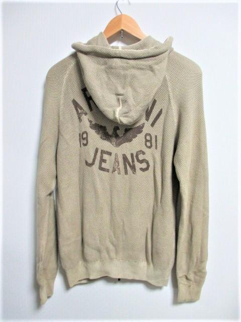 ☆アルマーニジーンズ バック ロゴ ダブルジップ ニット パーカー/メンズ/S☆新品 < ブランド  ☆アルマーニジーンズ バック ロゴ ダブルジップ ニット パーカー/メンズ/S☆新品 < ブランドの