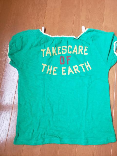 ☆USED☆ボブソン☆グリーン半袖カットソーTシャツ☆150 < キッズ/ベビー  ☆USED☆ボブソン☆グリーン半袖カットソーTシャツ☆150 < キッズ/ベビーの
