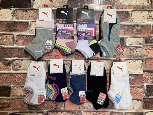 送料無料!『画像から6足組』消臭加工&強くて丈夫!『Puma』スニーカー丈&ミドル丈 綿混ソックス < 女性ファッション  送料無料!『画像から6足組』消臭加工&強くて丈夫!『Puma』スニーカー丈&ミドル丈 綿混ソックス < 女性ファッションの