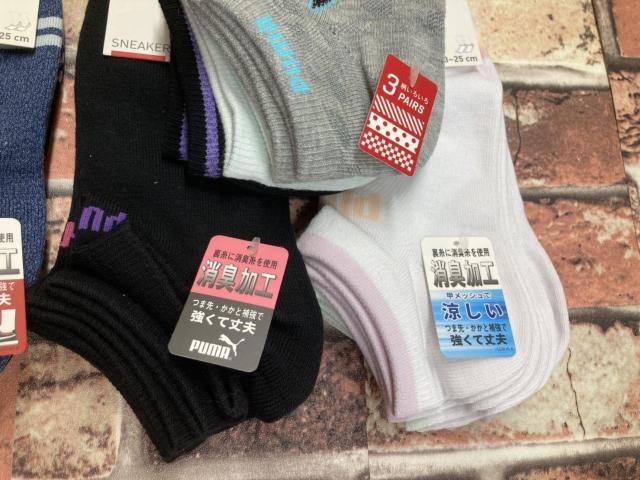 送料無料!『画像から6足組』消臭加工&強くて丈夫!『Puma』スニーカー丈&ミドル丈 綿混ソックス < 女性ファッション  送料無料!『画像から6足組』消臭加工&強くて丈夫!『Puma』スニーカー丈&ミドル丈 綿混ソックス < 女性ファッションの