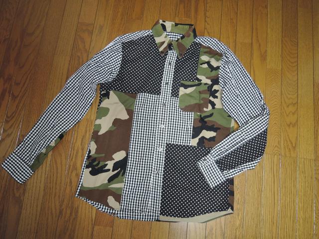 SOPHNET. \tlbg MULTI MIX B.D SHIRT č\zVc S  pb`[N   `FbN  uh 