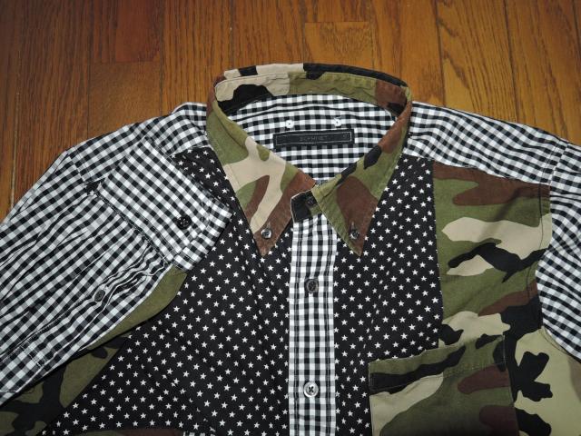 SOPHNET. \tlbg MULTI MIX B.D SHIRT č\zVc S  pb`[N   `FbN  uh 