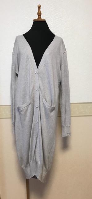 BACK NUMBER カシミア混ニット ロングカーディガン グレー < 女性ファッション  BACK NUMBER カシミア混ニット ロングカーディガン グレー  < 女性ファッションの
