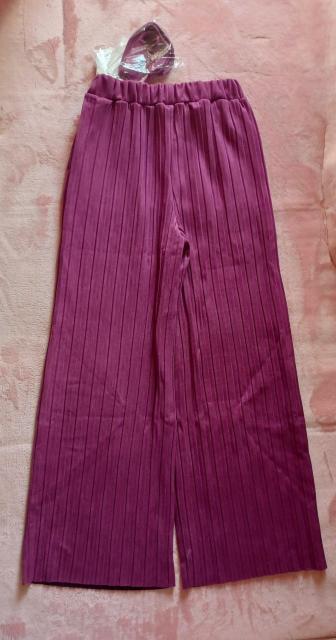 ★チェリーピンク鮮やか綺麗お洒落☆裾リボン付き2way裾カットOK柔らかスエード調ロング足長プリーツ体型カバーイージーワイドパンツ < 女性ファッション  ★チェリーピンク鮮やか綺麗お洒落☆裾リボン付き2way裾カットOK柔らかスエード調ロング足長プリーツ体型カバーイージーワイドパンツ < 女性ファッションの