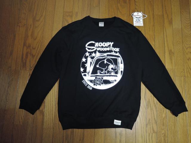  CALEE L[ ~ PEANUTS s[ibc Xk[s[ XEFbg M  SNOOPY L/S Sweat   uh 