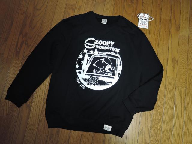  CALEE L[ ~ PEANUTS s[ibc Xk[s[ XEFbg M  SNOOPY L/S Sweat  uh 