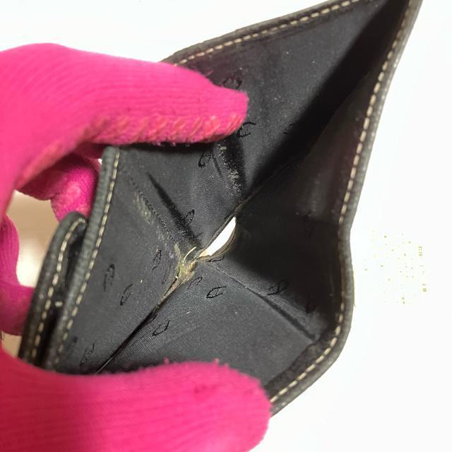 【アンティーク】【AIGNER / アイグナー】 牛革 / 二つ折り財布 黒 < ブランド 【アンティーク】【AIGNER / アイグナー】 牛革 / 二つ折り財布 黒 < ブランドの