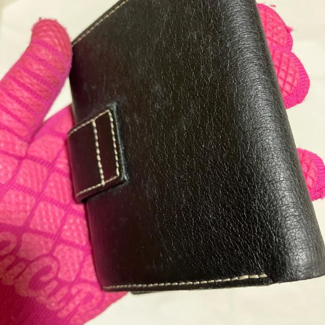 【アンティーク】【AIGNER / アイグナー】 牛革 / 二つ折り財布 黒 < ブランド 【アンティーク】【AIGNER / アイグナー】 牛革 / 二つ折り財布 黒 < ブランドの