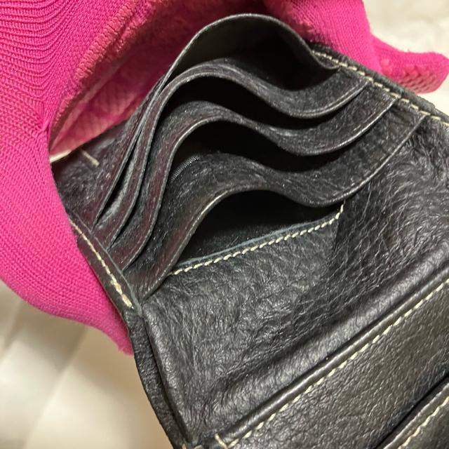 【アンティーク】【AIGNER / アイグナー】 牛革 / 二つ折り財布 黒 < ブランド 【アンティーク】【AIGNER / アイグナー】 牛革 / 二つ折り財布 黒 < ブランドの