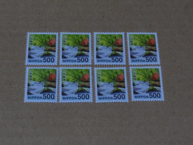 500円切手 8枚 普通切手 < ホビー  500円切手 8枚 普通切手  < ホビーの