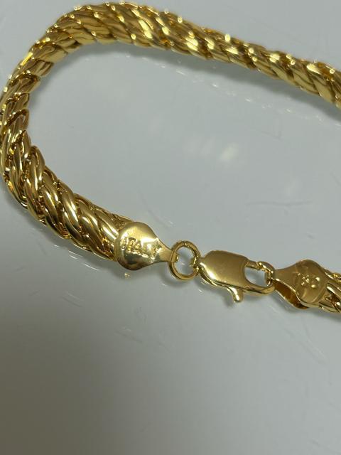 ITALY 750���� �S�[���h�u���X���b�g�@imitation gold ��i�����@750 18K �� �j���A�N�Z�T���[/���v�� 