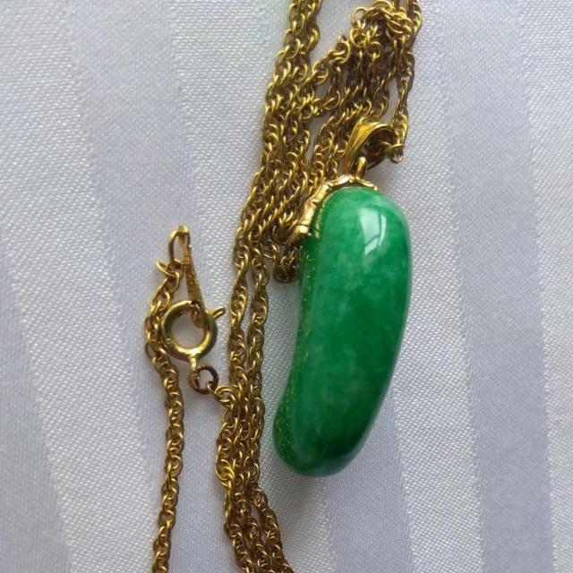 #翡翠#勾玉#ネックレス# < 女性アクセサリー/時計 #翡翠#勾玉#ネックレス# < 女性アクセサリー/時計の