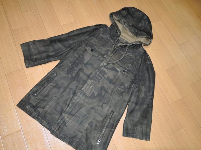 シェラックSHELLAC7分丈パーカージャケット48迷彩柄 < ブランド  シェラックSHELLAC7分丈パーカージャケット48迷彩柄 < ブランドの