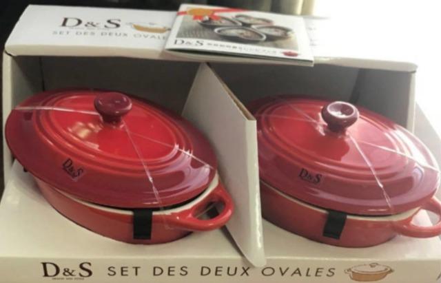 新品 D&S  ミニココット 2個組 レッド < インテリア/ライフ  新品 D&S  ミニココット 2個組 レッド < インテリア/ライフの