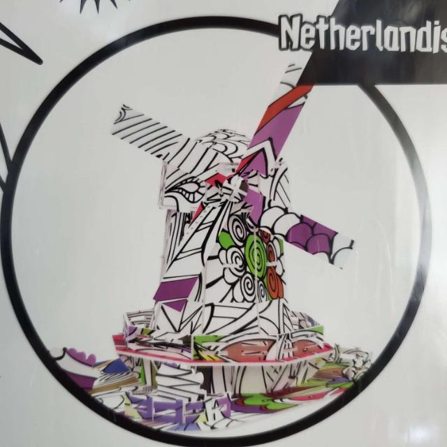 込み★NOSTO★オランダ風車!塗り絵マーカー付き!!パズル★ < おもちゃ 込み★NOSTO★オランダ風車!塗り絵マーカー付き!!パズル★ < おもちゃの