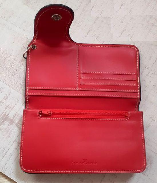 新品■Raimondo Valentino◆ブラック&レッド パンチング イーグルコンチョボタン 長財布 < 女性ファッション  新品■Raimondo Valentino◆ブラック&レッド パンチング イーグルコンチョボタン 長財布 < 女性ファッションの