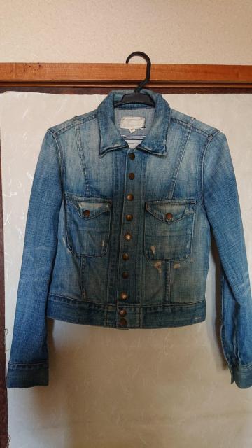 CURRENT/ELLIOTT Gジャン ダメージ加工 < 女性ファッション  CURRENT/ELLIOTT Gジャン ダメージ加工  < 女性ファッションの