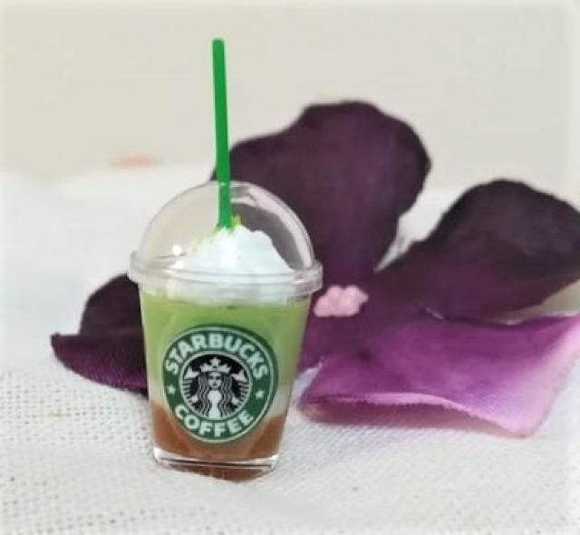 ミニチュア★スターバックス★抹茶&ミルクフラペチーノ★ドールハウスに★ < おもちゃ  ミニチュア★スターバックス★抹茶&ミルクフラペチーノ★ドールハウスに★ < おもちゃの